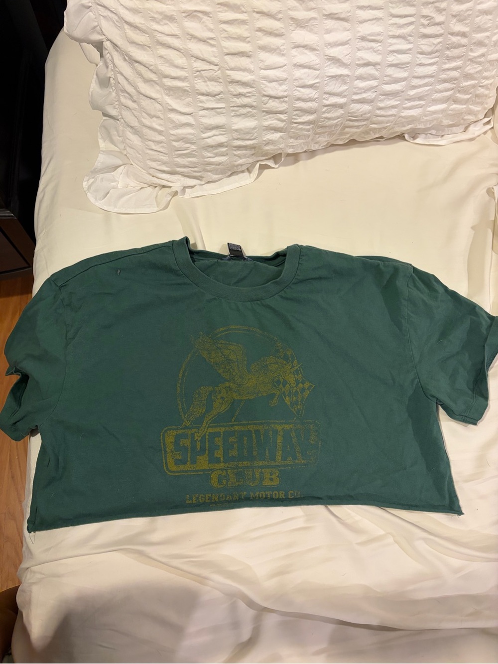 Green 'Speedway Club' Graphic Tee